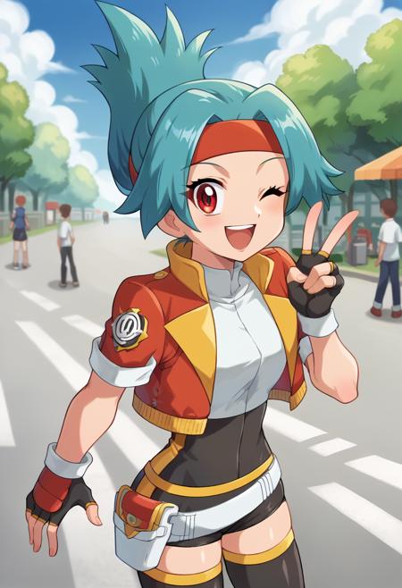 Solana / Hinata / ヒナタ PONY - Pokemon Ranger (+cosplay clothing lora)