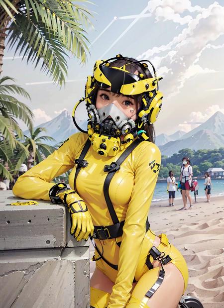 Techpunk Mask | Wearable LoRA