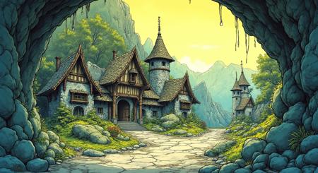 FLUX Fantasy Wallpaper Generator