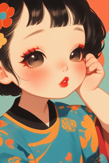 FRESH IDEAS@ hand-painted little chubby child
