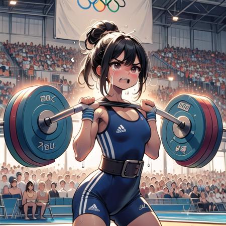 girl hate weightlifting failure
