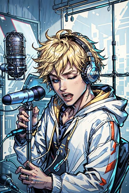 Wearing Headphones