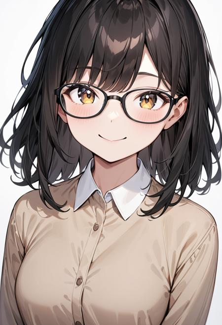 oval cell frame glasses SDXL