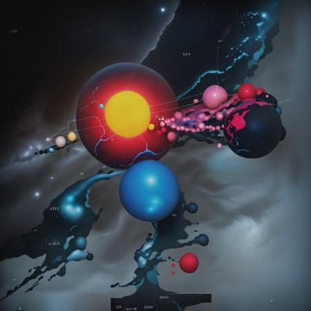 AbSynth: Colorful Bubbles, Particle Clouds, and Geometric Accents