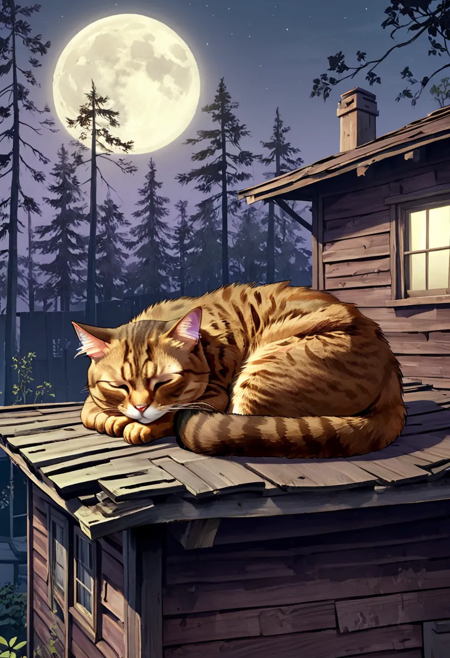 Brown Cat SDXL