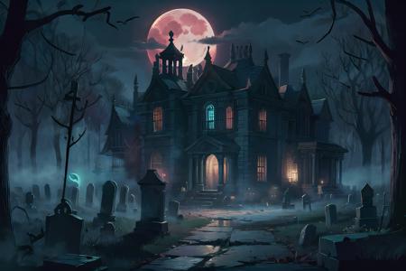 Graveyard Background