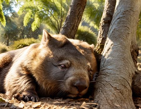 Wombat (Vombatus, Lasiorhinus) SD XL
