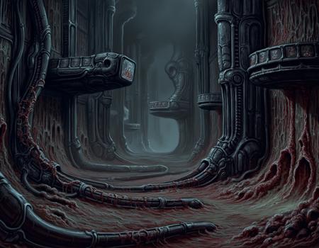 Scorn Environment Art Style Flux