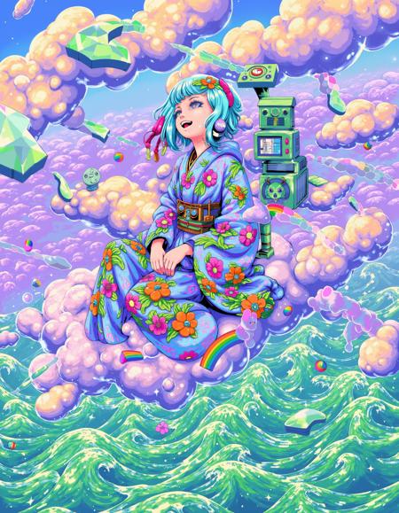 Benangbaja | Artist Style | LORA | PonyXL | Flux.1 D版本Flux.1 D v1.0 (ID: 920499)