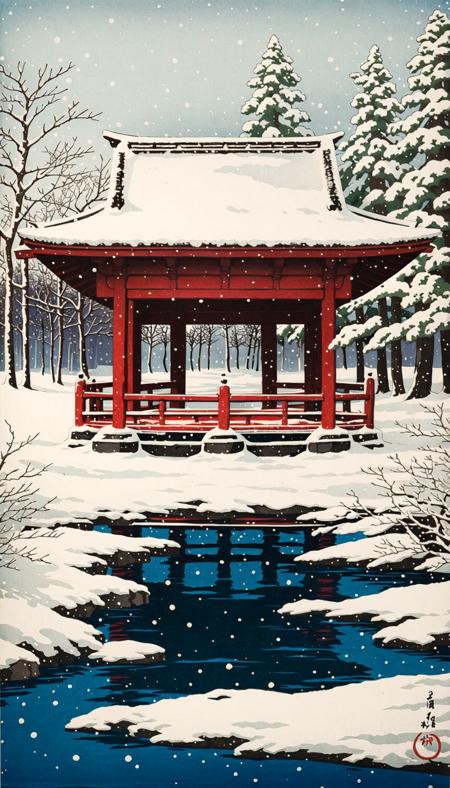 LEOSAM's [浮世絵/Ukiyo-e] 川瀬巴水 画风 Kawase Hasui Painting Style LoRA