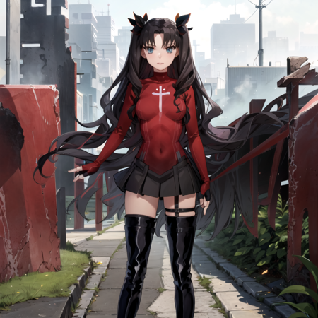Rin tohsaka LORA and(Pony) from fate stay night visual novel版本Rin tohsaka Fate/Extra (ID: 124996)
