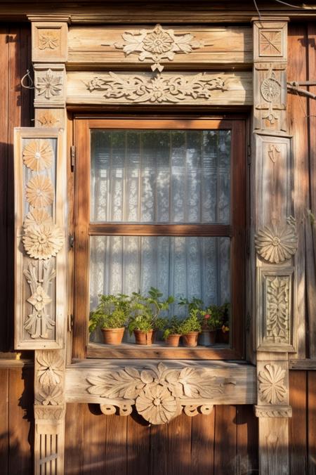Russian ornate woodwork, Window Frames, Nalichniki
