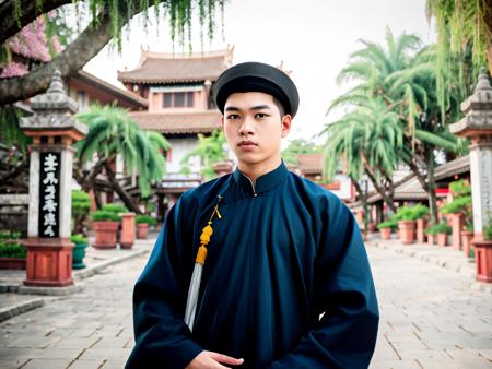 Ao Dai for Man - Vietnamese Traditional Man Dress