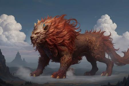 山海异兽(努力更新中)/Chinese Monsters Book版本狻猊/suanni V1.0 (ID: 32547)
