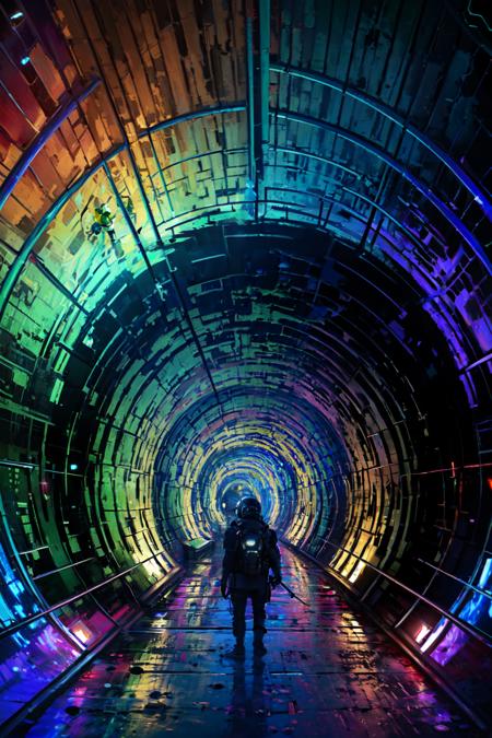 Light Tunnel | Rainbow Tunnel