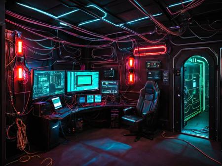 Ghost in the Shell 1995 environment LoRA [XL+Pony]