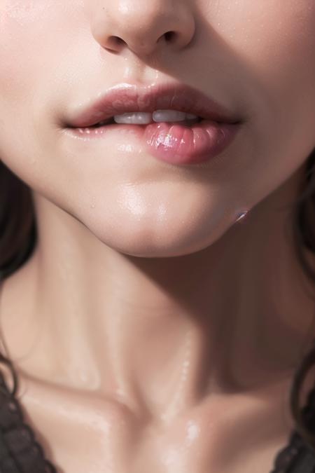 {DD} Biting lips SFW semirealistic/realistic version