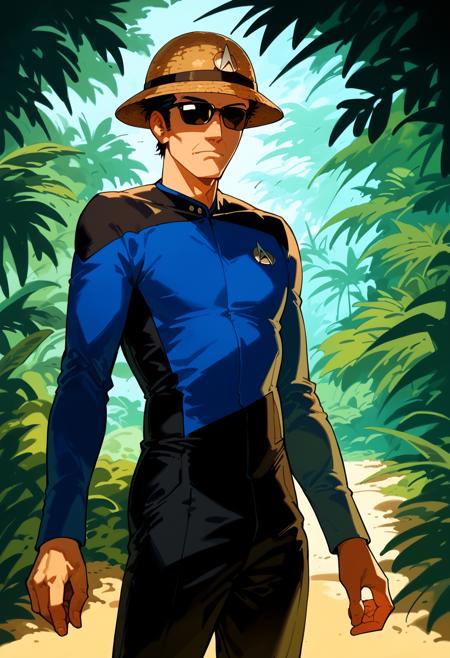 Star Trek TNG uniforms (standalone for early seasons version update) (pony)