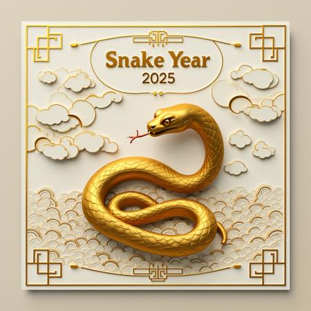 Year Of The Snake (Flux LoRA)