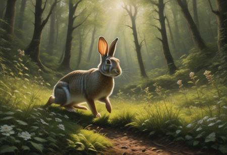 the animals in the forest