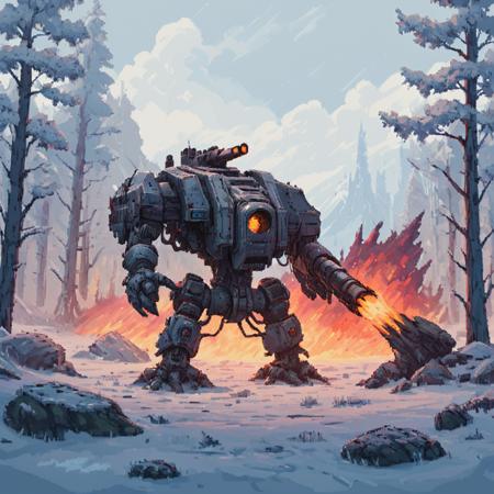 Space Marine Dreadnought - Warhammer 40,000 (SDXL)