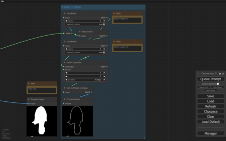 ComfyUI Mask to Mask outline版本Mask to Mask Outline (ID: 375113)
