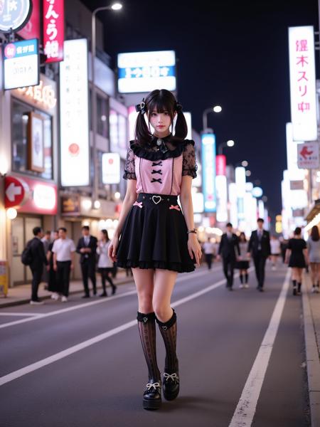 [Flux.1 D] [Realistic] Jirai Kei fashion | 地雷系服装