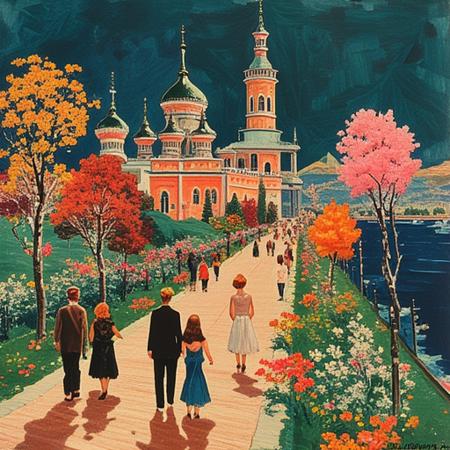 style of Boris Kustodiev [FLUX] 263