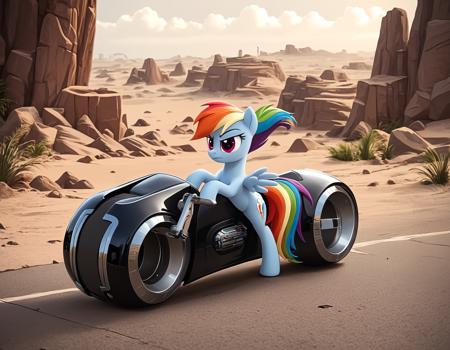 TRON Motorbike [PONY & Flux]