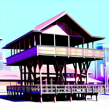 Malaysian Style Buildings