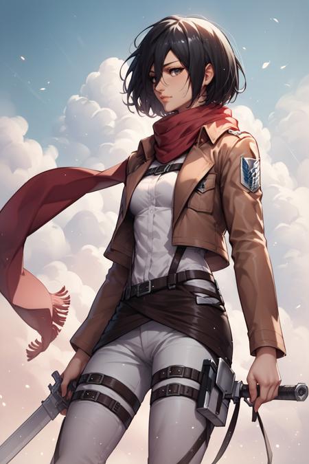 Mikasa Ackerman | Attack on Titan | PonyXL and sd 1.5