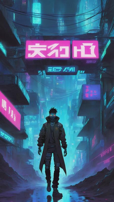 Cyberpunk Anime Style