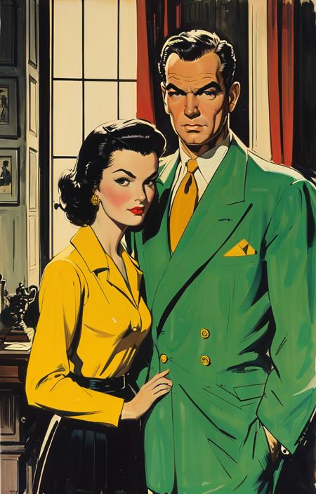 style of Milton Caniff [SDXL] 369