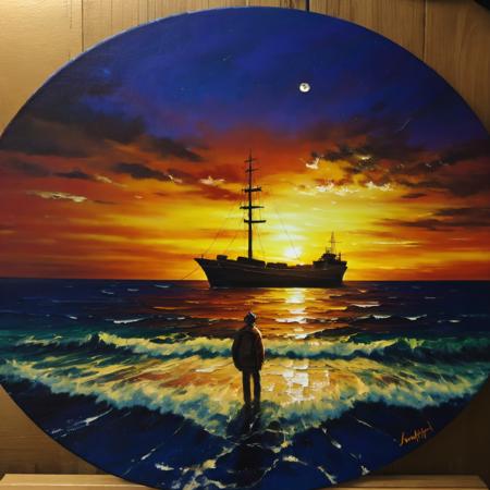 Circle | Style Oil Painting