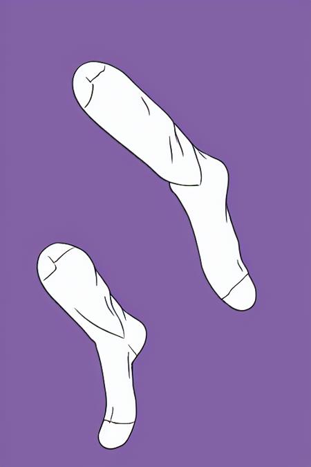 socks removed - white | simple painting layer