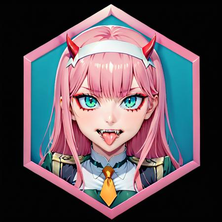 六角形徽章hexagon badge(A.31)