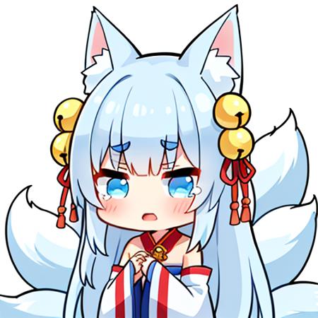 more-chibi 表情包大全 nacho/shizuku/gura/