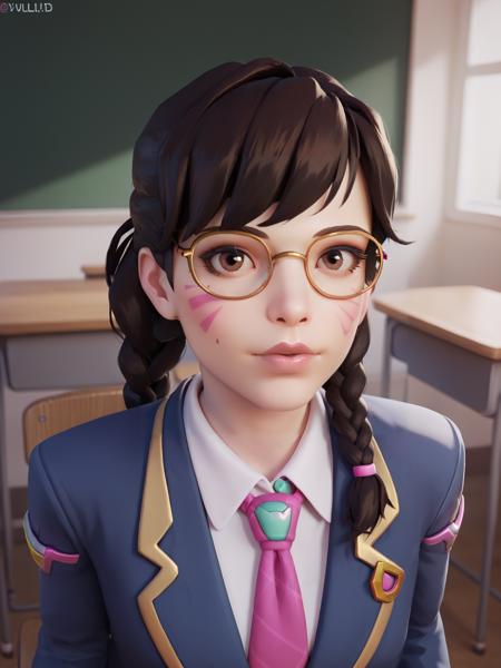 D.Va Academy Skin (Pony & Illustrious)版本Pony- v1.0 (ID: 505197)
