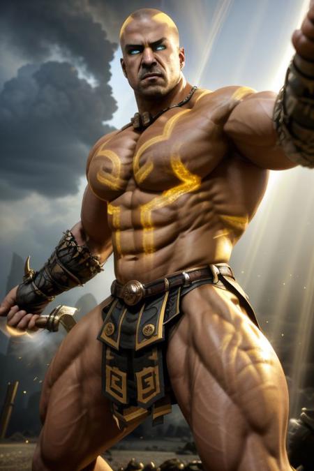 Kotal Kahn MK11 Bald Version
