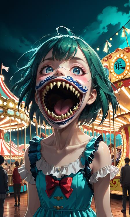 Monster Codex-Abyss girl | 怪物志-裂嘴女 | 深渊巨口