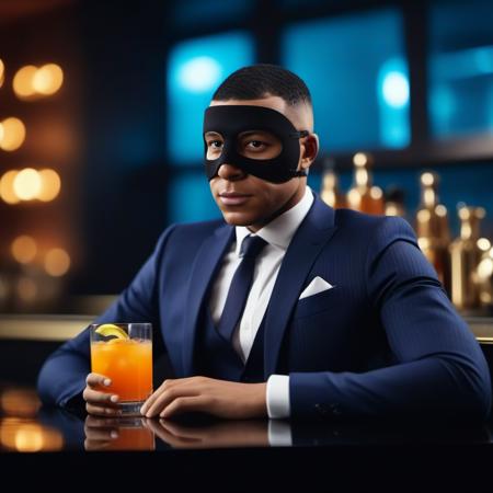 Masked M'bappé - SDXL