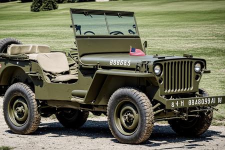 Willys MB - Willys jeep - American WW2 military vehicle
