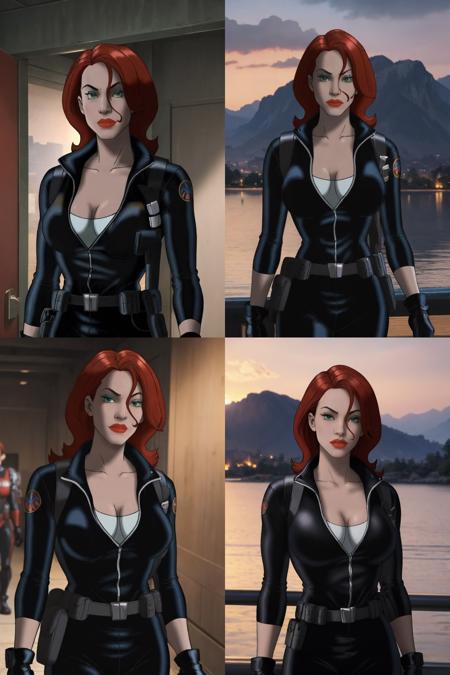 Black Widow | 2 Attires | Ultimate Avengers: The Movie | KoFi Commissioned | ownwaifu