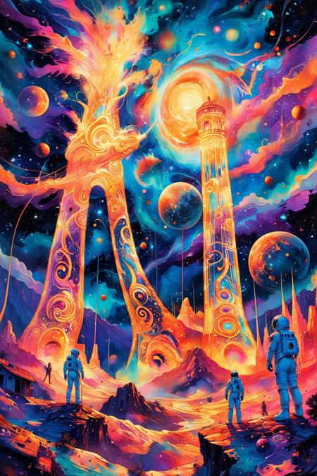 FLUX Psychadelic Chaos World Morph [+SDXL]