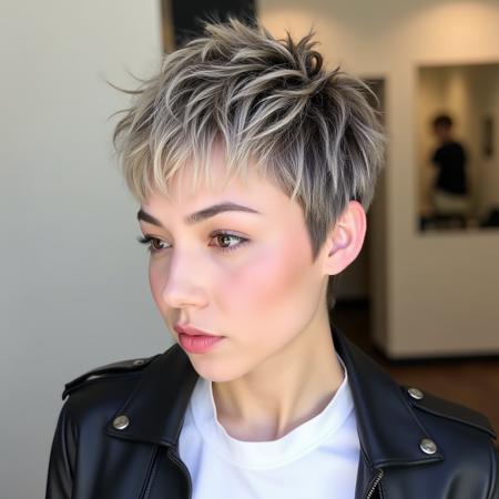 Short Layered Pixie Harstyle