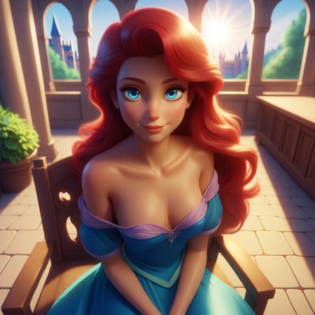 Ariel (The Little Mermaid) [DALL-E style] [Pony/IL]版本Pony (ID: 623429)