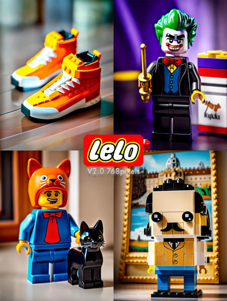 LeLo - LEGO LoRA for XL & SD1.5版本V2.0_SD1.5_768p (ID: 150123)