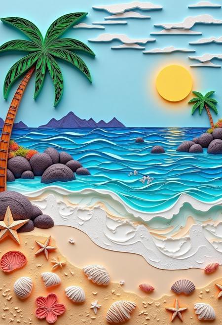 Paper Quilling And Layering Style - [Flux/SDXL/SD1.5]