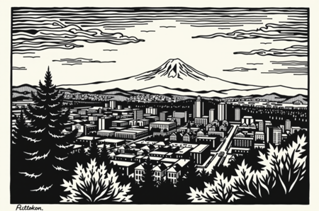Woodcut Illustrations — Trousset Landscapes