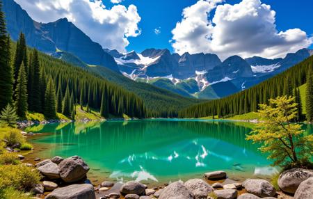 Forest Story - Forest Sea Lake Snow & Magnificent Natural Landscapes